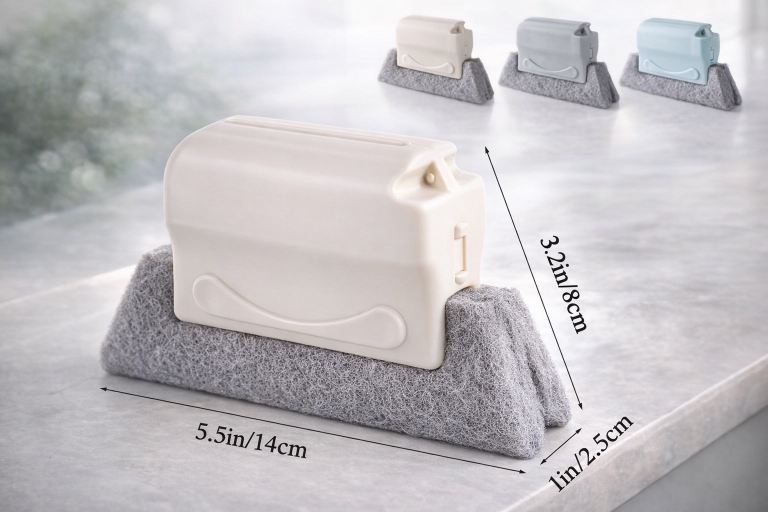 2-in-1 Window Track Cleaning Brush – Easy Home Cleaner