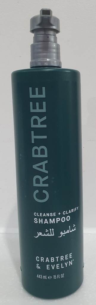 CRABTREE & EVELYN Cleanse + Clarify Shampoo 443ml NEW