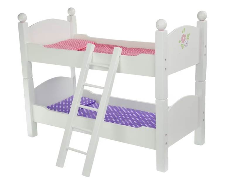 Doll bed wooden Olivia's Little World 18 in. Doll Wooden