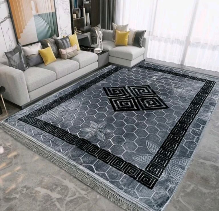 160x230CM Dark Grey Rug Carpet Living Bed Room
