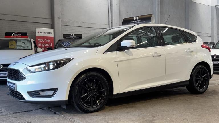 FORD FOCUS 1.0 T EcoBoost Zetec White 5dr LOWTAX+BELT DONE+9 STAMPS 2015