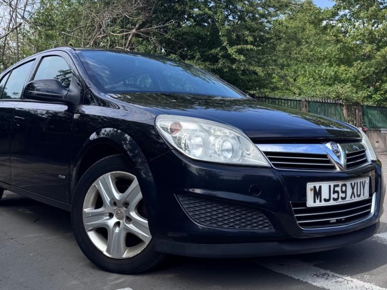 2009 VAUXHALL ASTRA 1.4i 16V Club 5dr BLACK PETROL MANUAL FSH LONG MOT HATCHBACK