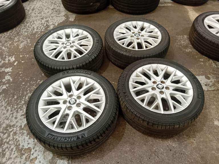 16" Seat Alloy Wheels with Tyres 195/55/16