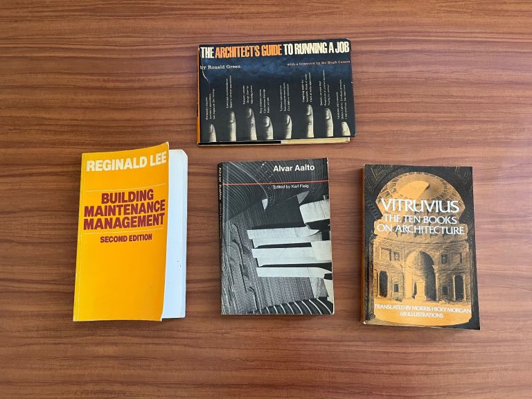 Four Rare Vintage Building Architectural Books