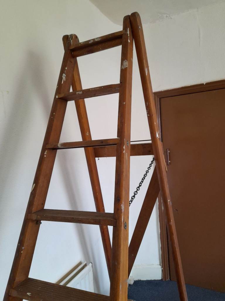 Vintage Wooden ladder 