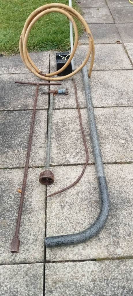 Fire hydrant stand pipe and key 