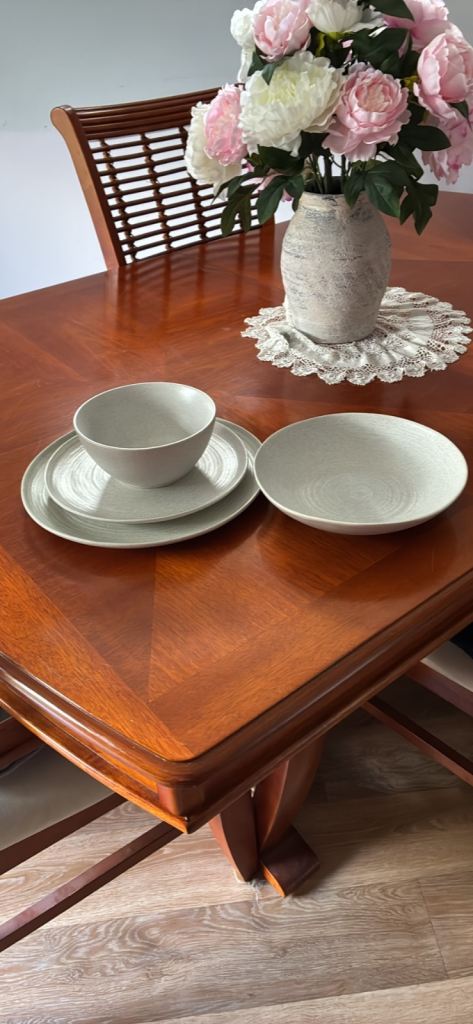 Grey Ceramic Dinnerware Set – As Good As New
