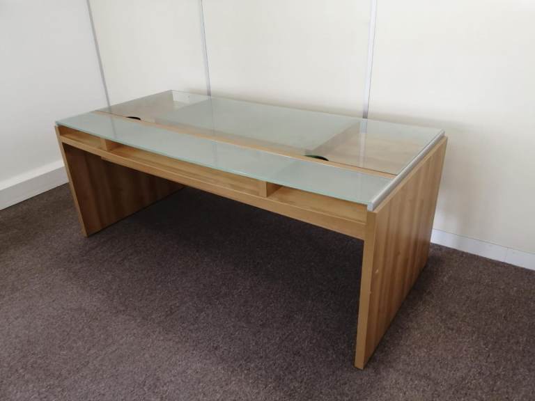 Desk - glass top