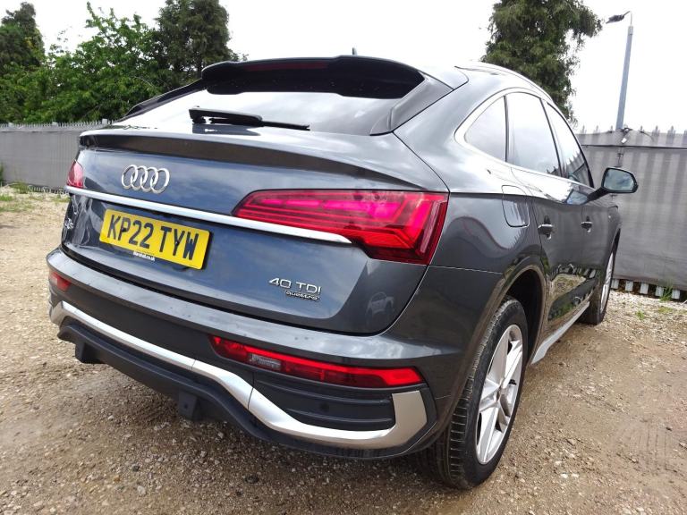 2022 22 REG AUDI Q5 S LINE 40 TDI QUATTRO DIESEL AUTO DAMAGED REPAIRABLE SALVAGE