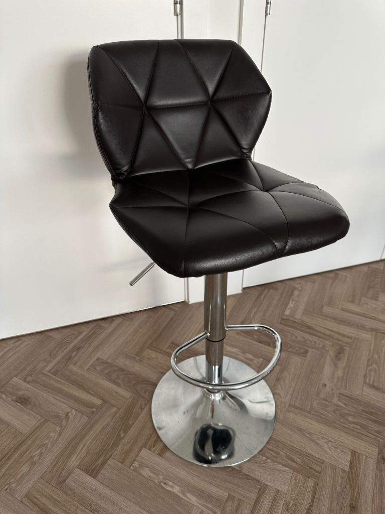 Bar stool dark brown color 
