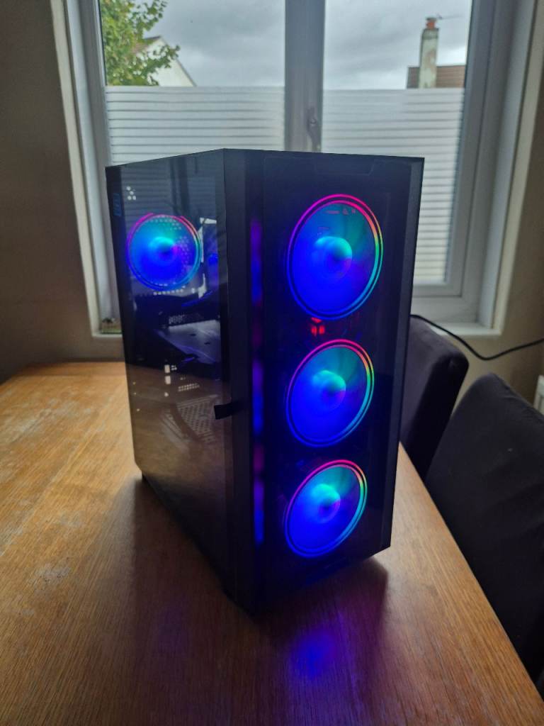 Gaming PC Desktop with RGB Fans – As Good As New