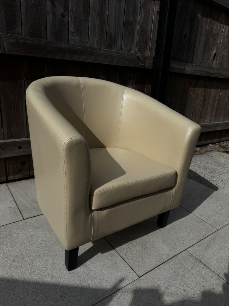 Leather tub chair multiple available 