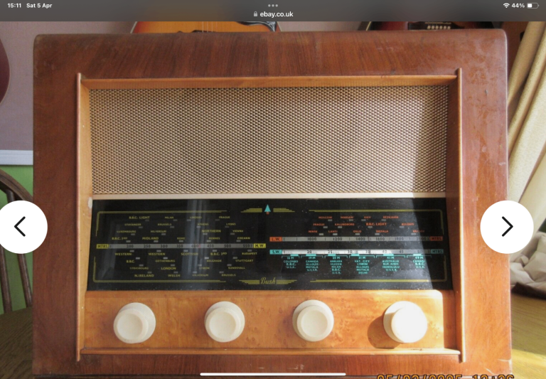 Bush AC34 Valve Radio