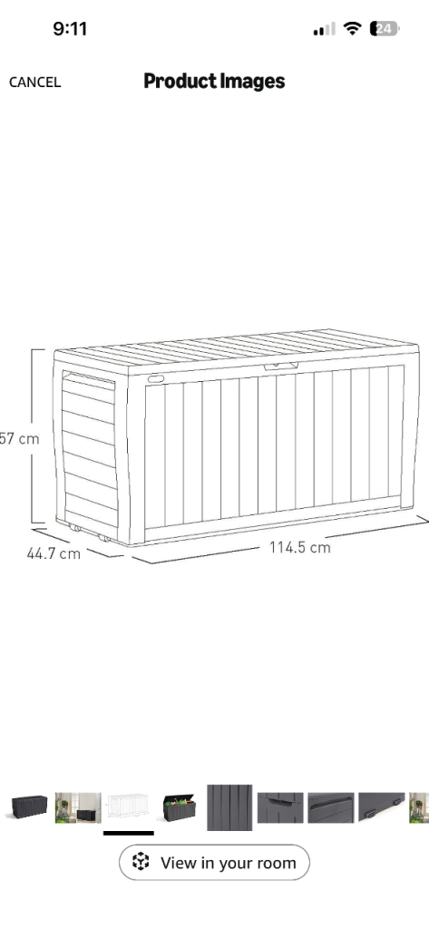 Garden / Balcony Storage Box 