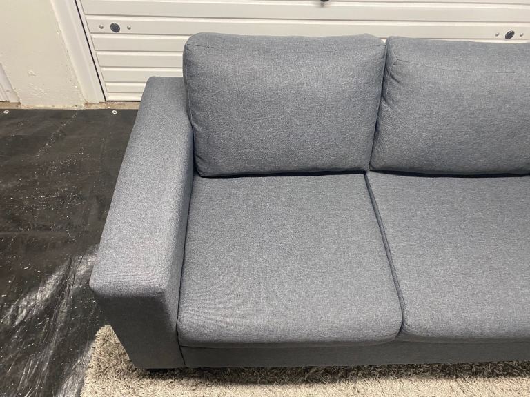 🛋️ Delivery Available | Compact 2-Seater Grey Sofa | in Islington ...