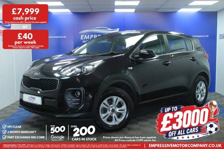 2017 67 KIA SPORTAGE 1.6 GDI 1 SUV 5DR PETROL MANUAL EURO 6 (S/S) (130 BHP)