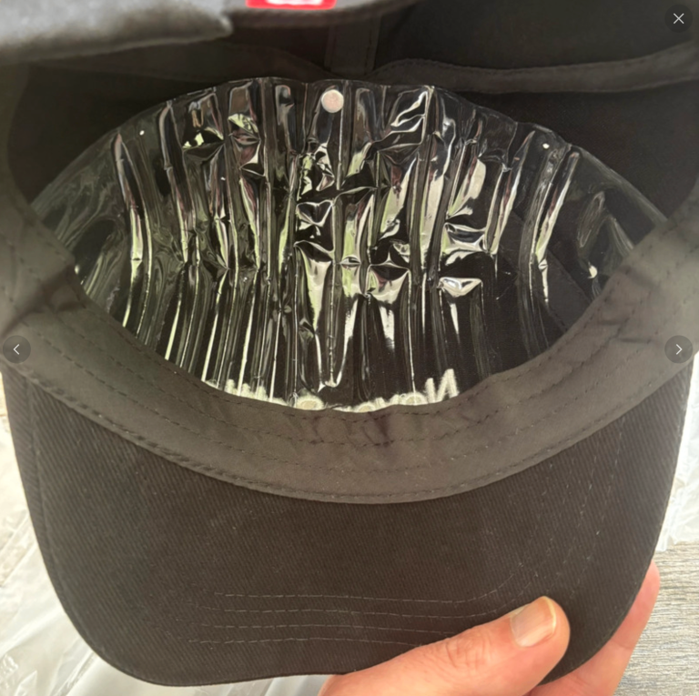 Baseball Hat Cap Oneplus Limited Edition Black with Back Red Logo and Front Never Settle