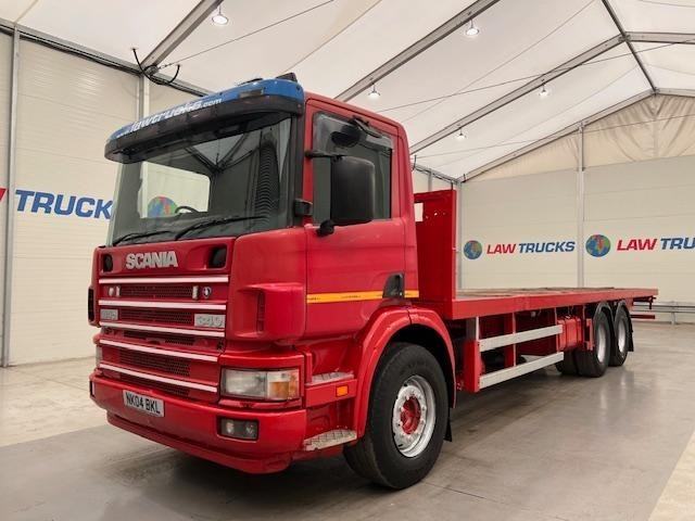 Scania 114 340 6x2 10 Tyre Day Cab Flatbed 
