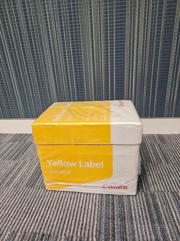 Canon Yellow Label Standard ECF A4 Paper 80gsm White 2500 Pack Home and Office
