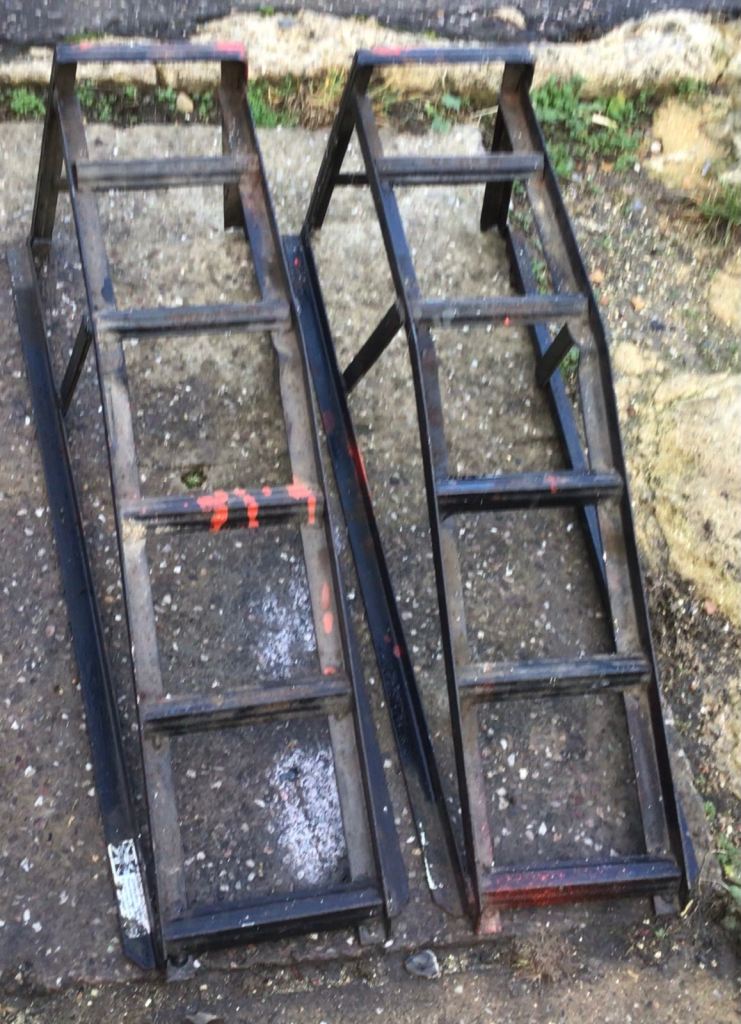 Paddy Hopkirk Black Metal Car Ramps