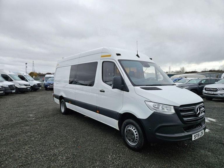 2019 ON 19 PLATE MERCEDES BENZ SPRINTER S16CDI LWB CREW VAN 79K ULEZ FREE ZONE