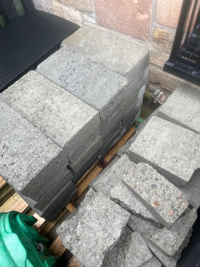 Grey Concrete Blocks / Bricks – Good Condition