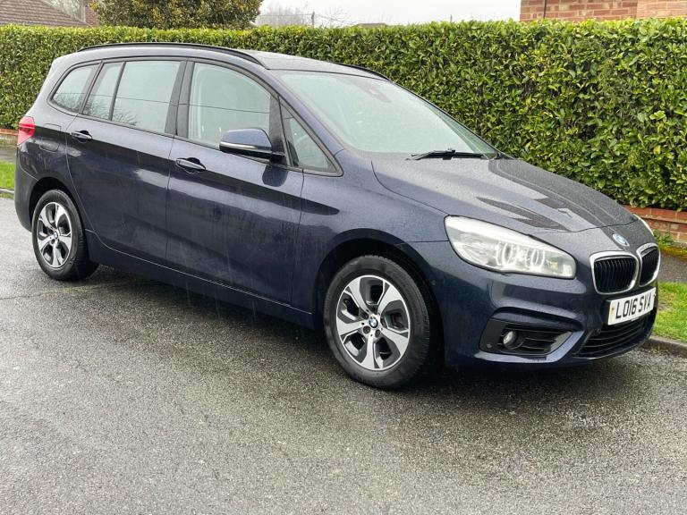 BMW 218 D SE Gran Tourer in Blue Metallic with Full Black Leather 6/Speed Manual