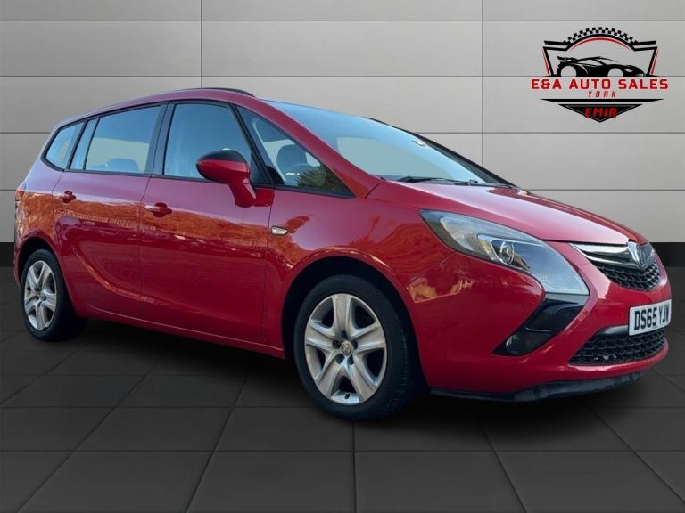 VAUXHALL ZAFIRA TOURER 1.4 i Turbo Exclusiv Red Manual Petrol 2015