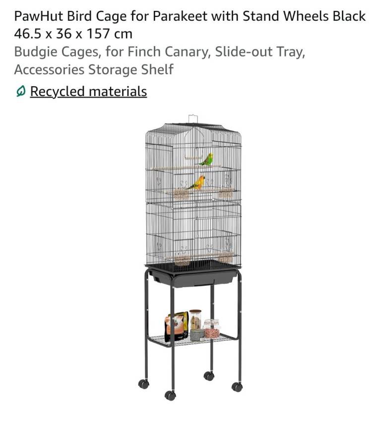 NEW AND SEALD Bird cage with stand  