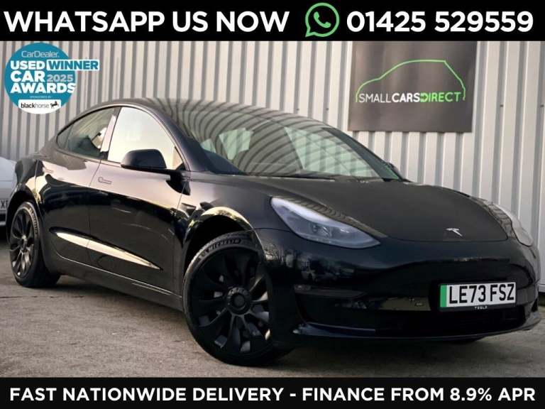 2023 Tesla Model 3 Long Range Auto RWD 4dr SALOON Electric Automatic
