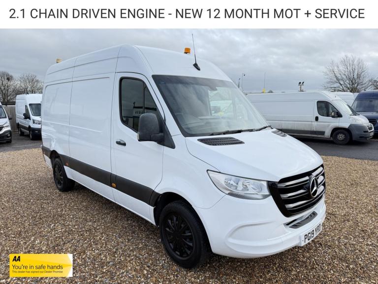 2019 Mercedes-Benz Sprinter 2.1 316 CDI Panel Van 5dr Diesel Manual RWD L2 H2 Euro 6 (163 ps) Pan...