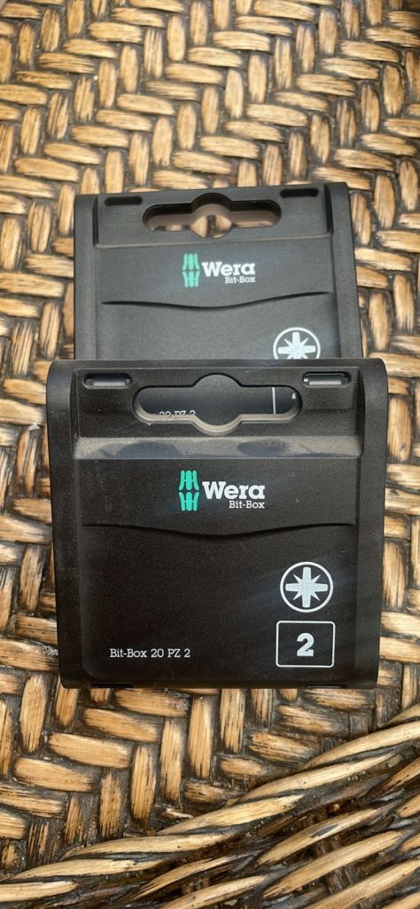 Wera Bit-Box 20 Screwdriver Bit Set – NEW 2 Boxes 