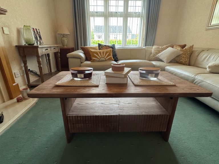 Rustic like new coffee table