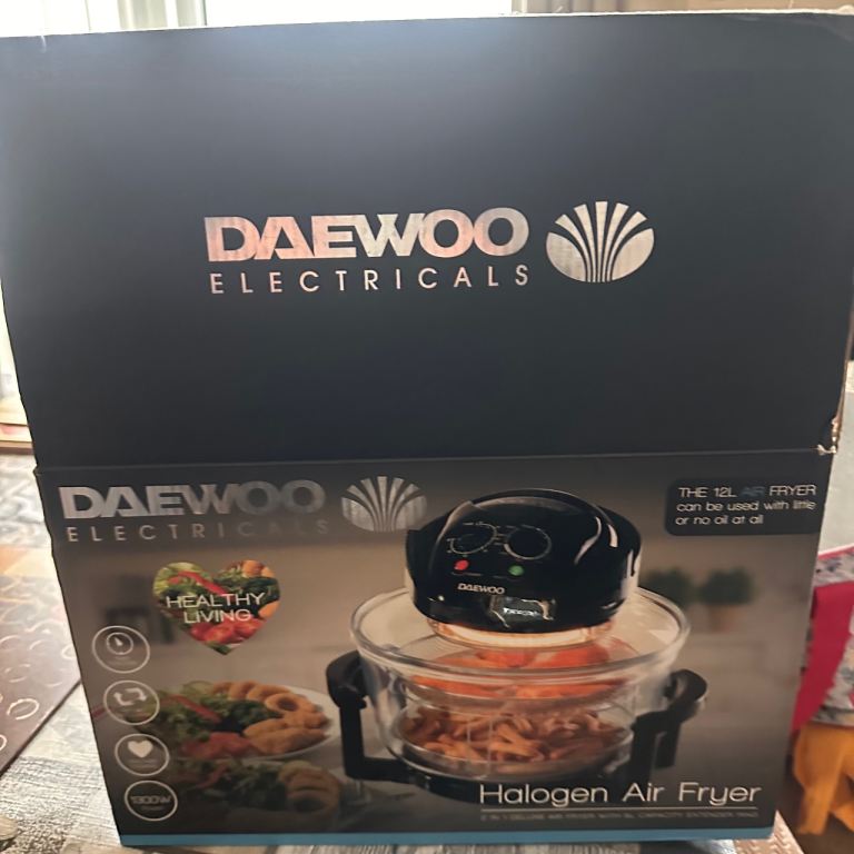 DAEWOO Halogen Air Fryer - As Good As New, Boxed, £20.00 for Sale