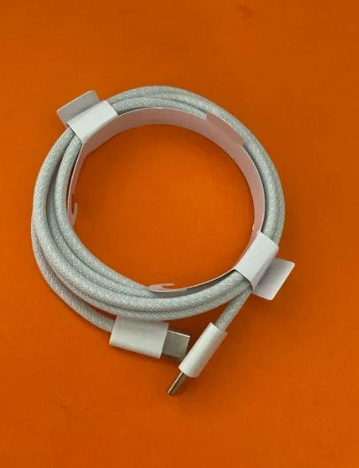 60W PD Type C to Type C (USB C) braided 1 meter charging data cable 1pc