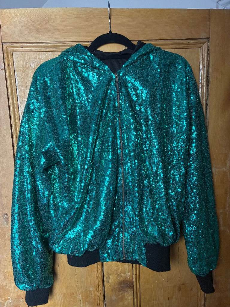 Sequin Bomber Jacket