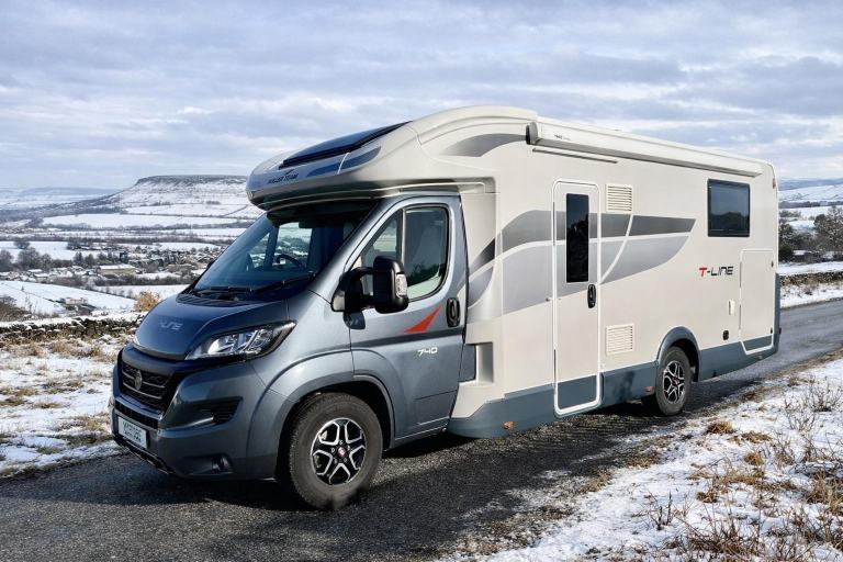 Roller Team T740, automatic, 2025, rear island bed + garage motorhome for sale
