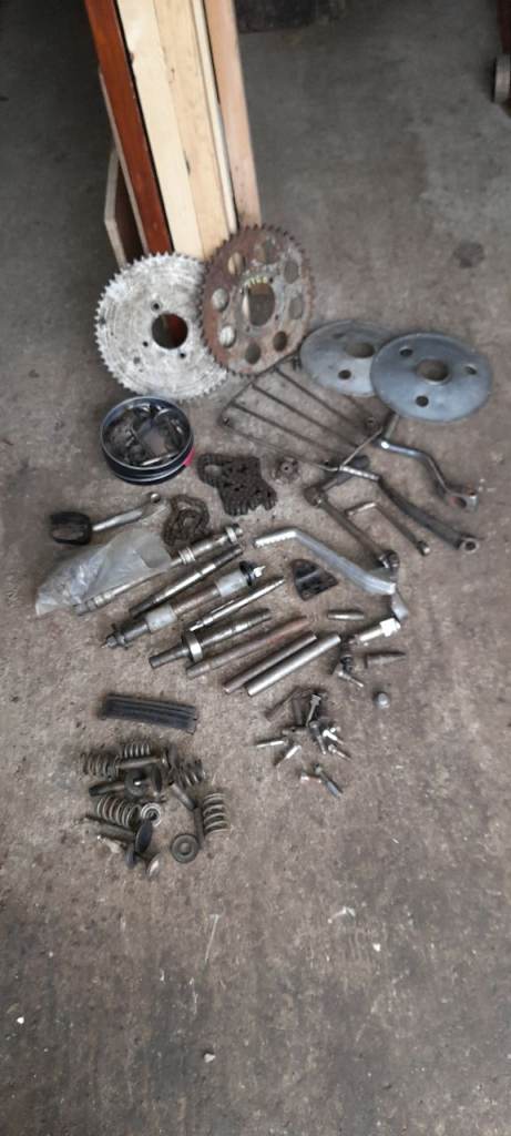 Vintage British motorcycle parts 