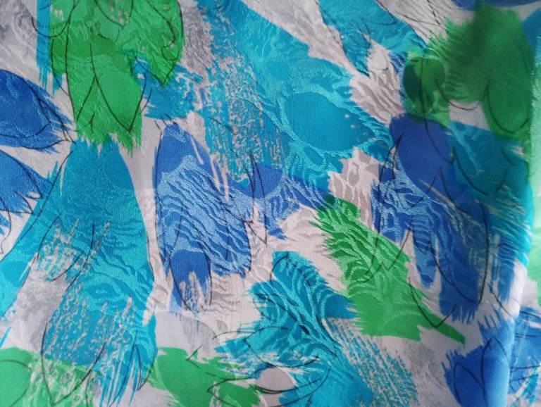 Silk odd shaped pieces