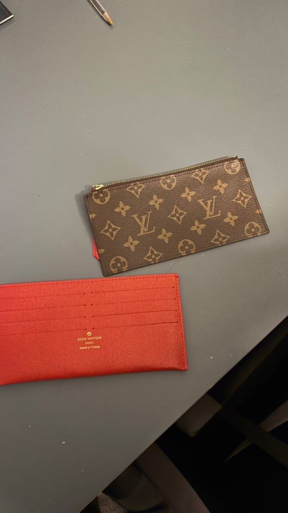 Louis Vuitton purse and card holder 