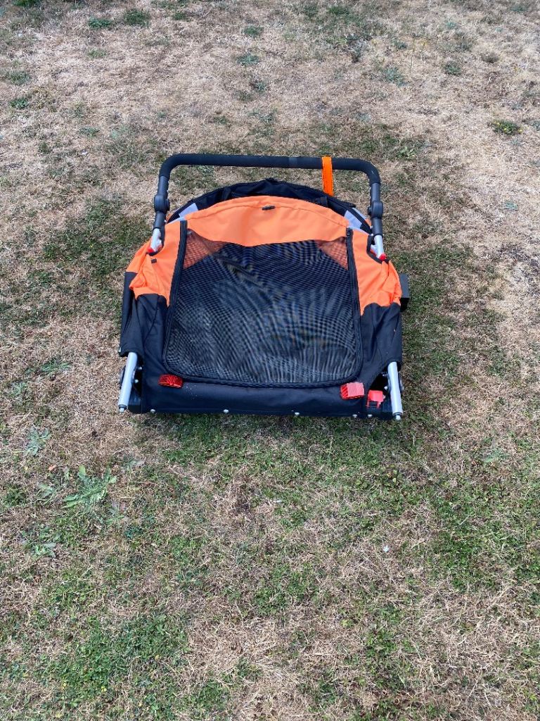 Large dog stroller. 