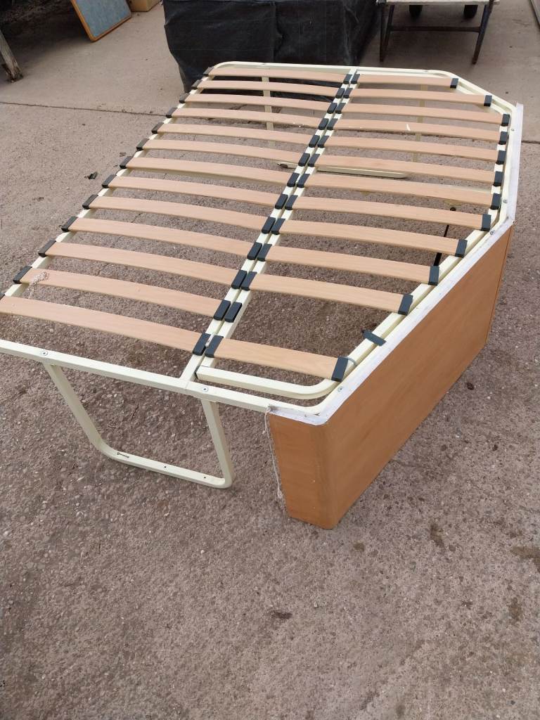 Caravan fixed bed frame 