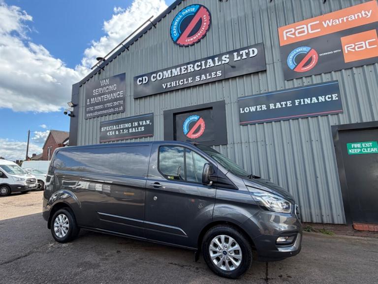 2023 Ford Transit Custom 2.0TDCI 320 LIMITED ECOBLUE L2 H1 LWB Low Roof Euro 6 Panel Van Diesel M...