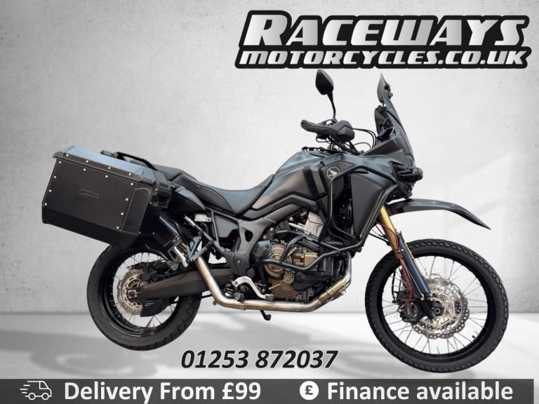 HONDA CRF1000 AFRICA TWIN DCT 2017 17 REG 15,874 MILES BLACK USED MOTORCYCLE 