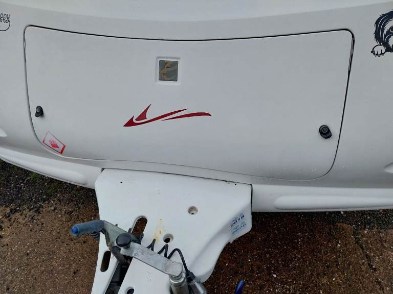 Elddis caravan front locker door 
