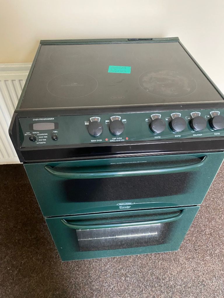 🚚✅GREEN TRICITY BENDIX 60CM GLASSTOP ELECTRIC COOKER DELIVERY AVAILABLE