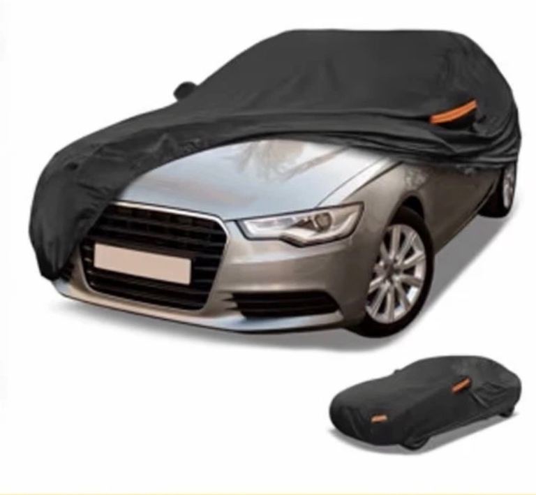 AUDI A4 Waterproof Car Cover Scratch Resistant Outdoor Winter Orange