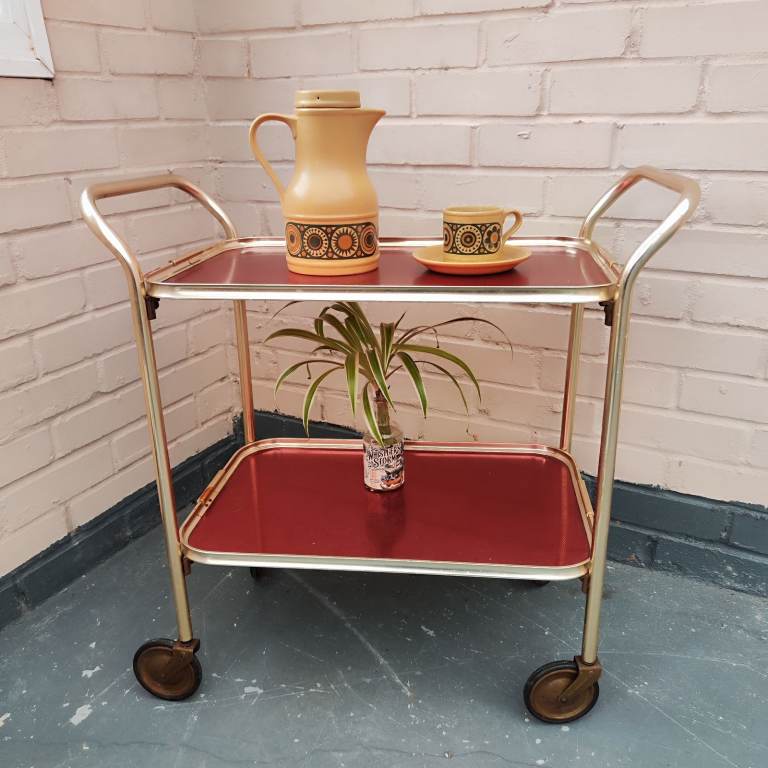 🍸 Mid Century Hostess Trolley – Carefree Manchester