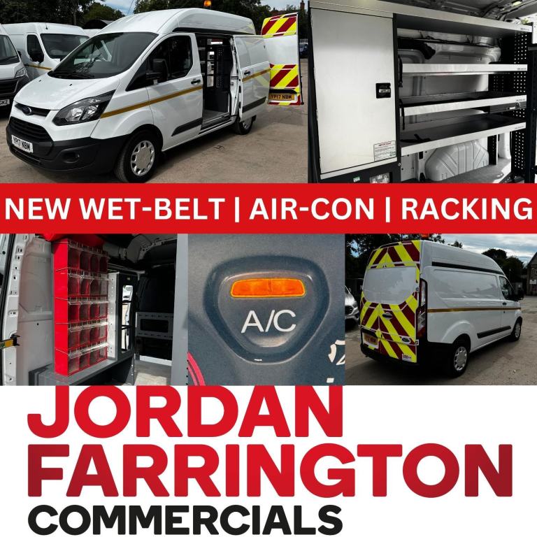 2017 FORD TRANSIT CUSTOM L1H2 EU6 UTILITY SPEC / WORKSHOP VAN*BRAND NEW WET-BELT