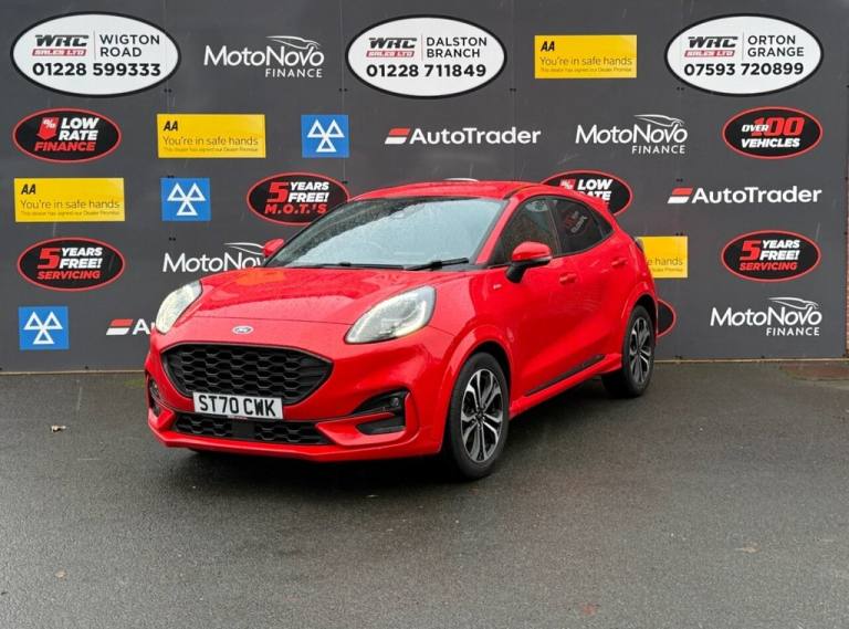 2020 70 FORD PUMA 1.0T ECOBOOST ST-LINE SUV 5DR PETROL MANUAL EURO 6 (S/S) (125 